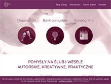 Tablet Screenshot of fajnewesele.pl